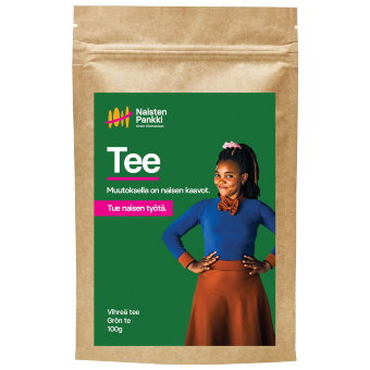 Зеленый листовой чай Naisten Pankki 100 гр