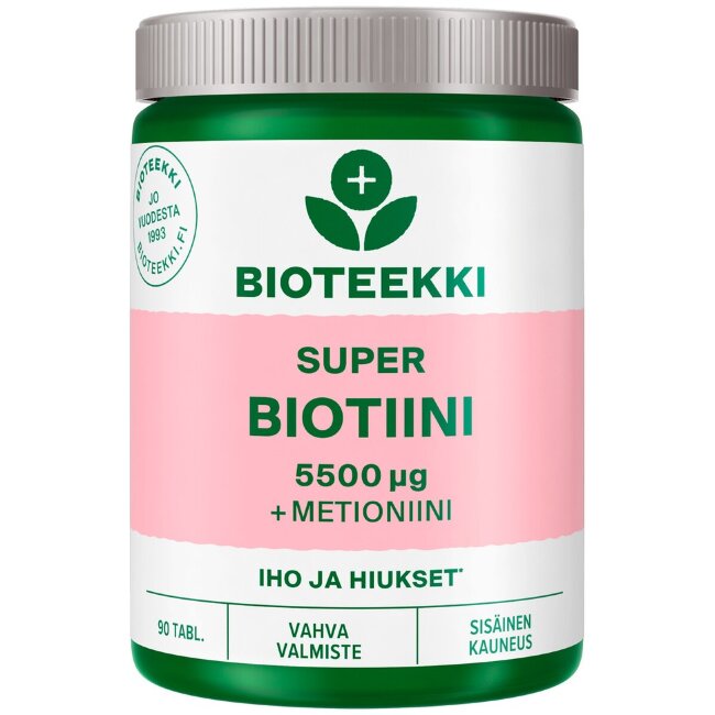 Таблетки Bioteekki Super Biotiini 90 шт