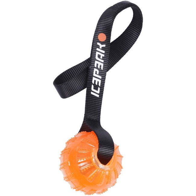 Гелевый мяч для собак Icepeak Pet оранжевый