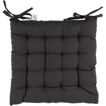 Сиденье-мат Tex Home Galette 38x38 см темно-серое