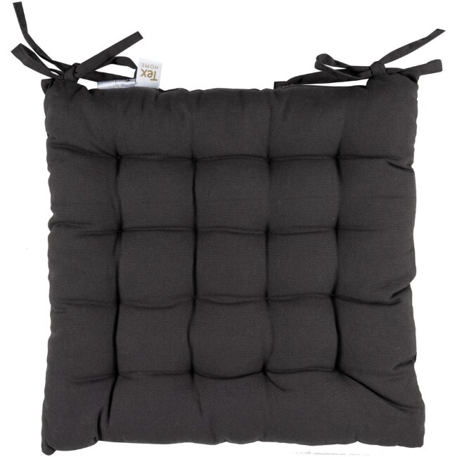 Сиденье-мат Tex Home Galette 38x38 см темно-серое Сиденье-мат Tex Home Galette 38x38 см темно-серое