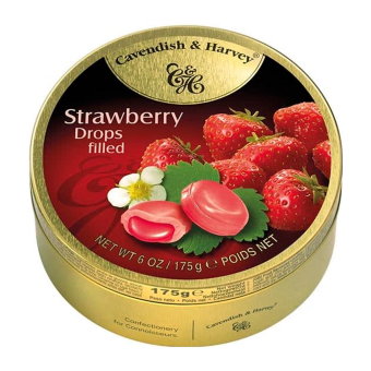 Леденцы (клубника) Cavendish & Harvey 175 гр