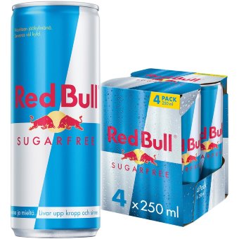 Энергетический напиток Red Bull Sugarfree (уп 4 шт) 4 x 250 мл