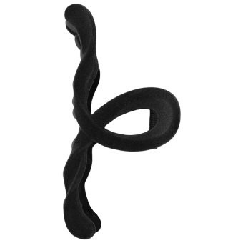 Аксессуары с стилем Haisolki бархат волна черный 11 см