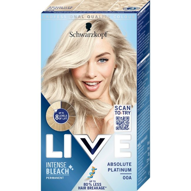 Краска для волос Schwarzkopf LIVE 00A Absolute Platinum