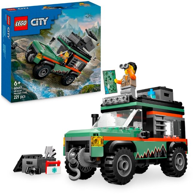 Игрушечный внедорожник LEGO® City Great Vehicles 60447 с полным приводом