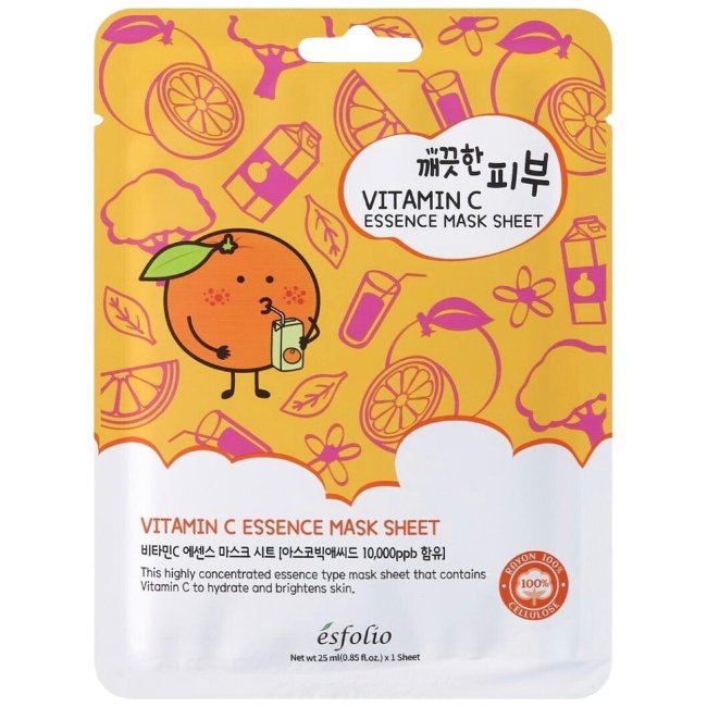Маска-эссенция для лица Esfolio Pure Skin с витамином C