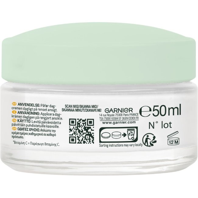 Увлажняющий дневной крем Garnier SkinActive Vitamin C Glow Boost 50 мл Увлажняющий дневной крем Garnier SkinActive Vitamin C Glow Boost 50 мл