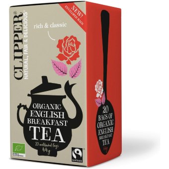 Органический чай Clipper English breakfast 20пак