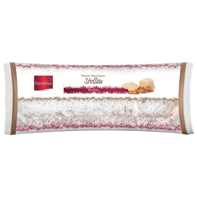 Рождественский кекс штоллен (изюм-марципан) Favorina Stollen 200 гр Рождественский кекс штоллен (изюм-марципан) Favorina Stollen 200 гр