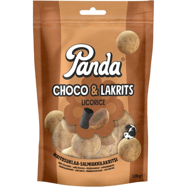 Лакричные конфеты в шоколаде Panda Choko Lakrits 120 гр Лакричные конфеты в шоколаде Panda Choko Lakrits 120 гр