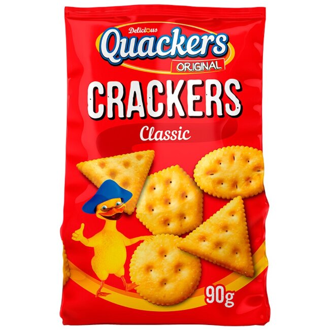 Сухие крекеры Quackers Classic 90 гр Сухие крекеры Quackers Classic 90 гр