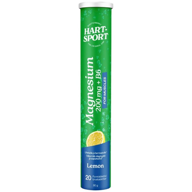 Таблетки Hart-Sport с магнием и лимонным вкусом 20 шт Таблетки Hart-Sport с магнием и лимонным вкусом 20 шт