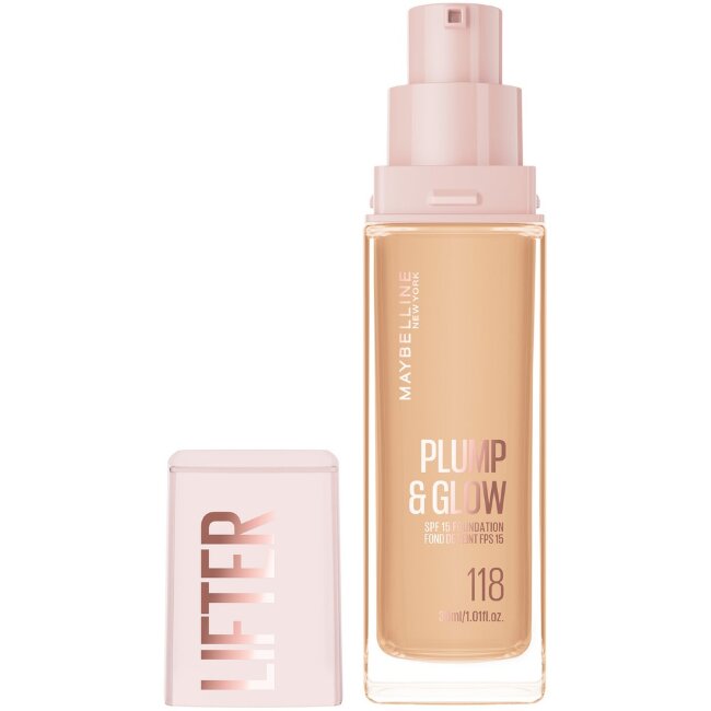 Тональный крем Maybelline New York Lifter Plump & Glow 118 30 мл