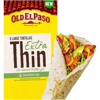 Тонкие тортильи Old El Paso 192 гр Тонкие тортильи Old El Paso 192 гр