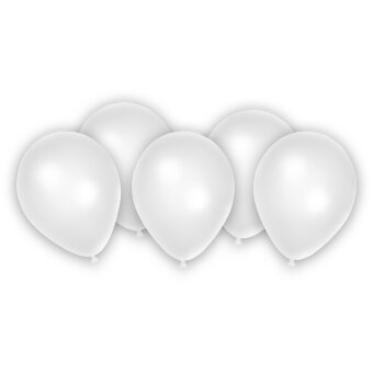 Воздушный шар Decorata Party металлический пастельный белый