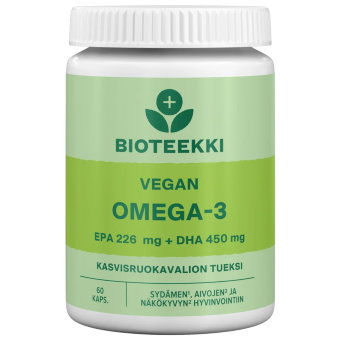 Рыбий жир для веганов Vegan Omega 60 капсул Bioteekki Рыбий жир для веганов Vegan Omega 60 капсул Bioteekki