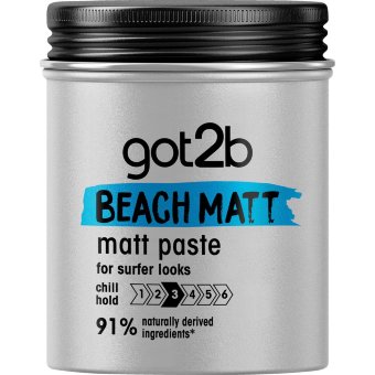 Восковая матовая укладка для волос got2b Beach Matt 100 мл Восковая матовая укладка для волос got2b Beach Matt 100 мл