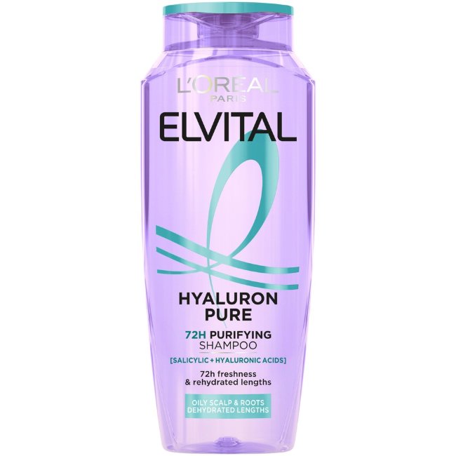 Шампунь L'Oréal Paris Elvital Hyaluron Pure для волос, нуждающихся в увлажнении, 250 мл