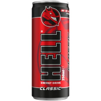 Энергетический напиток Hell Energy Classic 250 мл банка Энергетический напиток Hell Energy Classic 250 мл банка