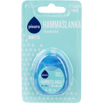 Вощёная зубная нить Pisara 50 м Вощёная зубная нить Pisara 50 м