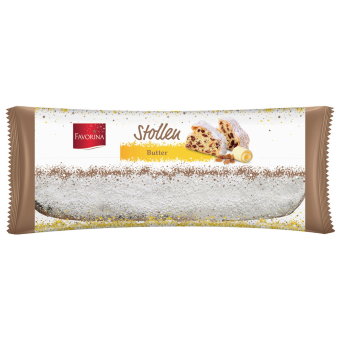 Рождественский кекс штоллен (миндаль-марципан) Favorina Stollen 200 гр