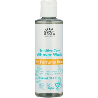 Детский шампунь-гель для мытья волос и тела без аромата URTEKRAM, 250 мл