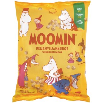 Злаковые хлопья Moomin четырёхзлаковые 200 гр