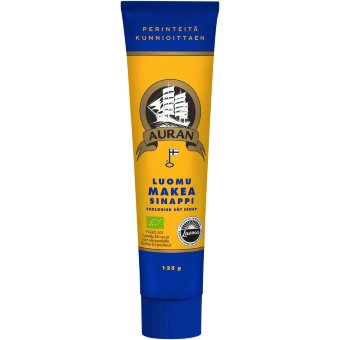 Сладкая горчица Auran Luomu 125 гр Сладкая горчица Auran Luomu 125 гр