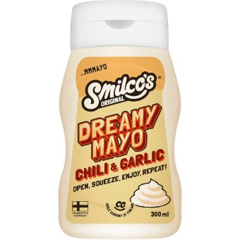 Веганский майонез Smilco's Dreamy Mayo с чили и чесноком 270 гр