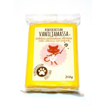 Сахарная масса Kinuskikissa 250 гр желтая Сахарная масса Kinuskikissa 250 гр желтая