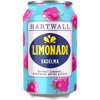 Газированный напиток Hartwall Limonadi Vadelma 0,33 л