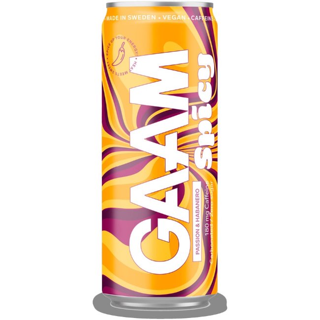 Энергетический напиток GAAM 330 мл Spicy Passion и Habanero
