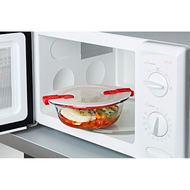 Форма для выпекания Pyrex Cook & Heat 1,1 л с крышкой 18 см