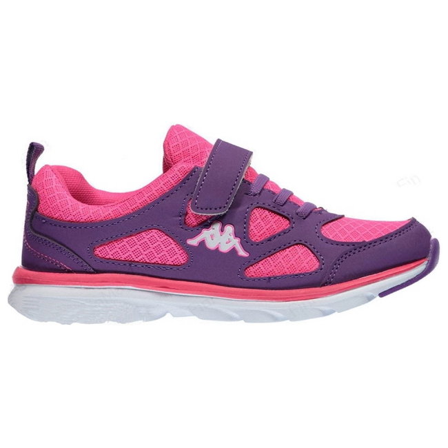 Кроссовки Kappa (сиреневый - розовый) на липучке Кроссовки Kappa (сиреневый - розовый) на липучке