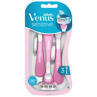 Бритвенные станки Gillette Venus Sensitive 3 шт Бритвенные станки Gillette Venus Sensitive 3 шт