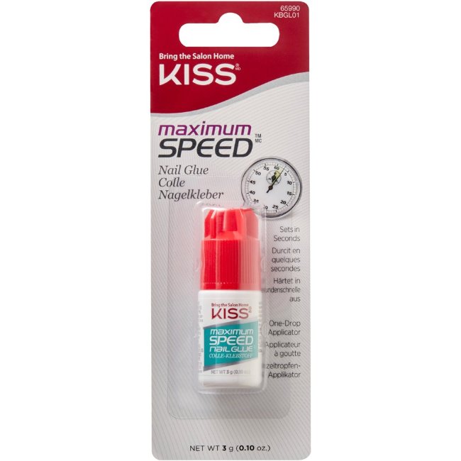 Клей для ногтей Kiss Maximum Speed 3 гр Клей для ногтей Kiss Maximum Speed 3 гр