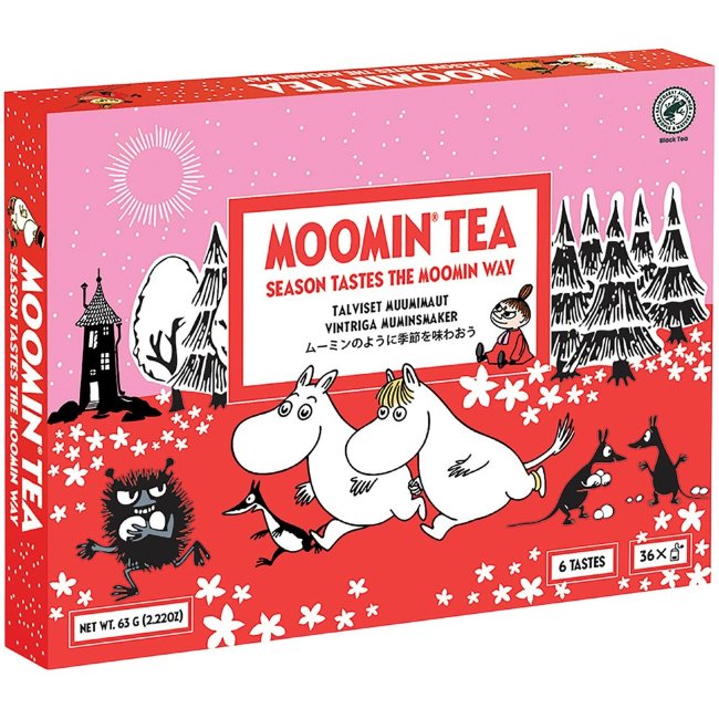 Набор чёрного чая Nordqvist "Зимний муми-тролль" 36шт Набор чёрного чая Nordqvist "Зимний муми-тролль" 36шт