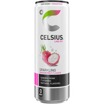 Энергетический напиток CELSIUS Dragon Fruit 355 мл Энергетический напиток CELSIUS Dragon Fruit 355 мл