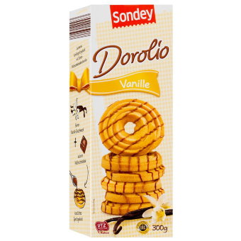 Песочное печенье Sondey Liodoro (ваниль) 300 гр