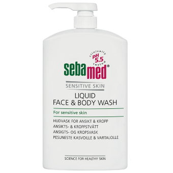 SEBAMED жидкость для мытья лица и тела LIQUID FACE & BODY WASH 1000 мл SEBAMED жидкость для мытья лица и тела LIQUID FACE & BODY WASH 1000 мл