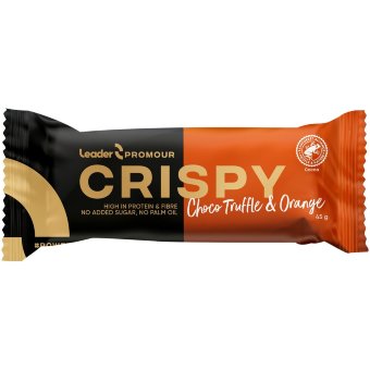 Протеиновый батончик Leader Promour Crispy с шоколадным трюфелем и апельсином 45 гр
