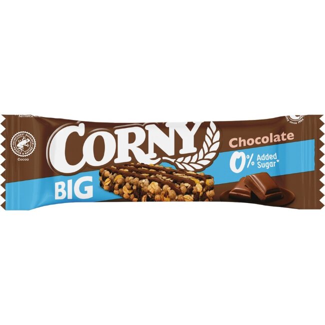 Мюсли батончик Corny BIG 0% шоколадный 40 гр