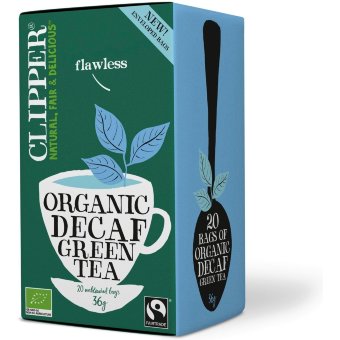 Зеленый чай без кофеина Clipper Dekaf органический 36 гр / 20 пакетиков