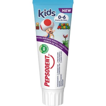 Зубная паста детская фруктовая Pepsodent 0-6 Kids 75 мл Зубная паста детская фруктовая Pepsodent 0-6 Kids 75 мл