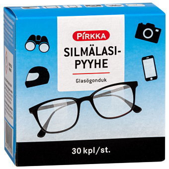 Одноразовые салфетки для чистки линз Pirkka 30шт Одноразовые салфетки для чистки линз Pirkka 30шт