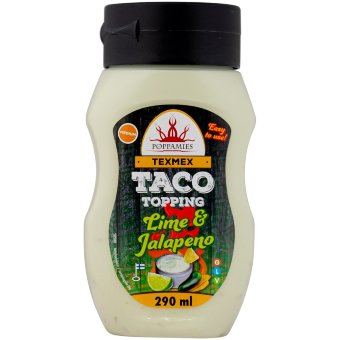 Соус для тако Texmex Taco Topping Poppamies с лаймом и халапеньо 290 мл