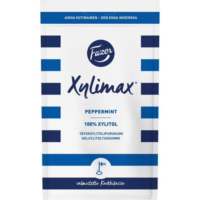 Жевательная резинка (мята перечная) Fazer Xylimax 80 гр Жевательная резинка (мята перечная) Fazer Xylimax 80 гр