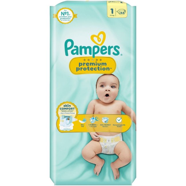 Подгузники Pampers Premium Protection S1 2-5 кг 44 шт Подгузники Pampers Premium Protection S1 2-5 кг 44 шт