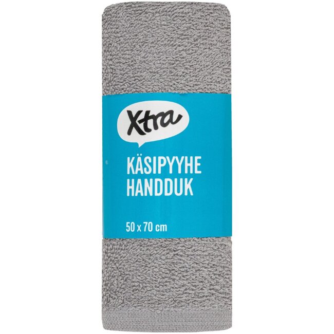 Полотенце для рук Xtra Anna 50x70 см серое